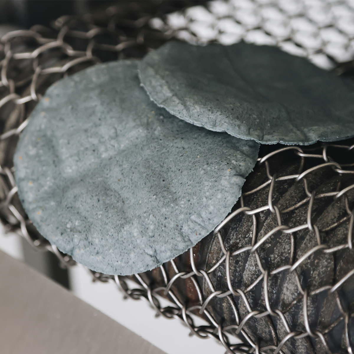 Tortillas de maíz azul